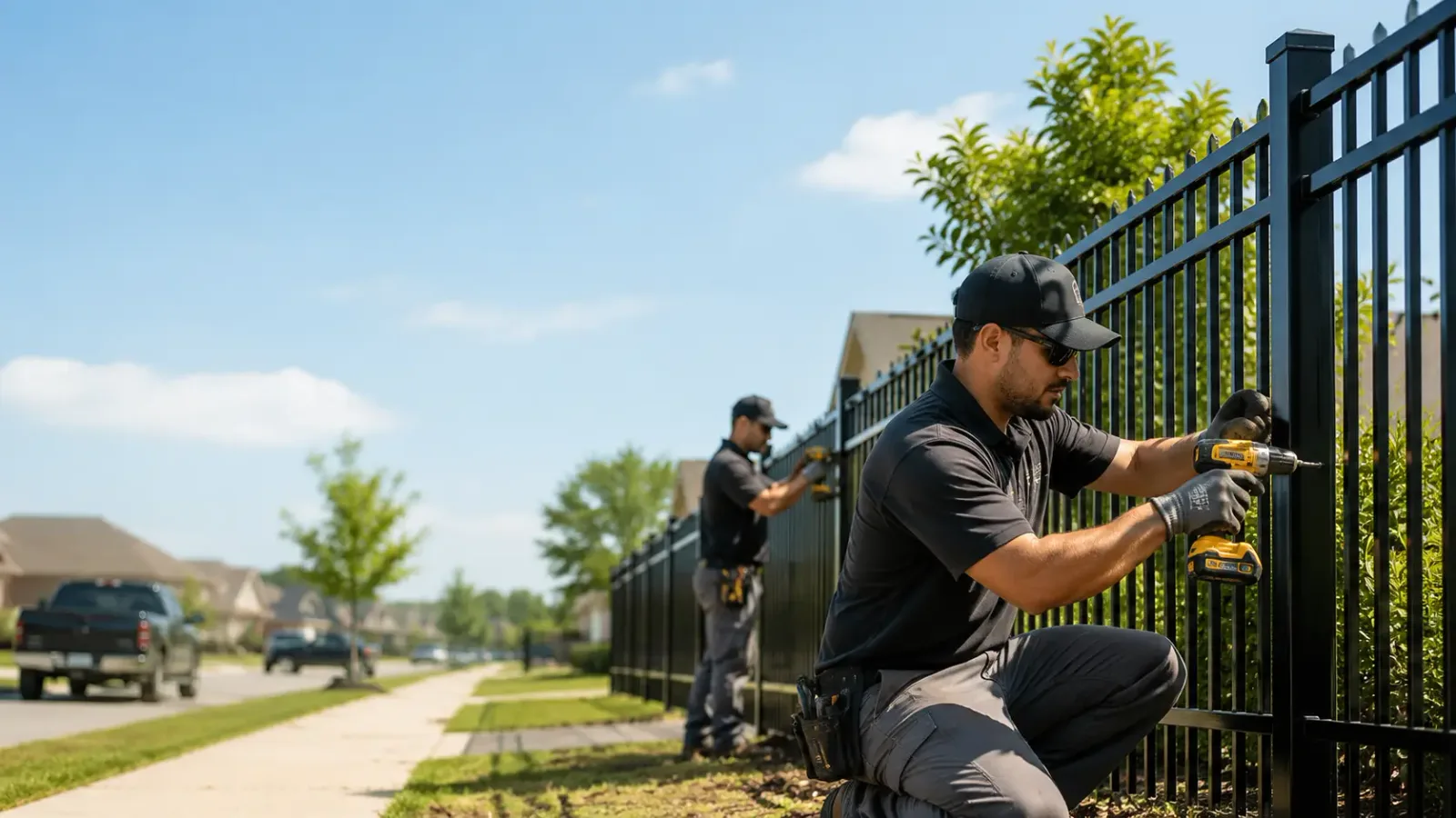 Metal Fence Installation in Varina, IA